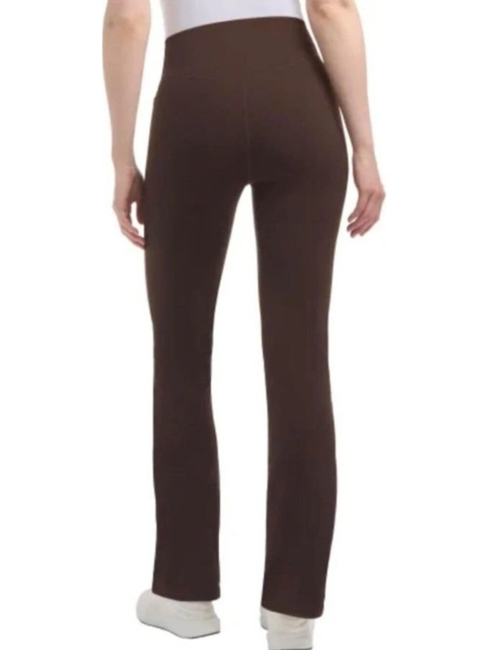 NWT Jockey Women's M Espresso Yoga Pants Wide Leg Pockets B0938 - Picture 2 of 14
